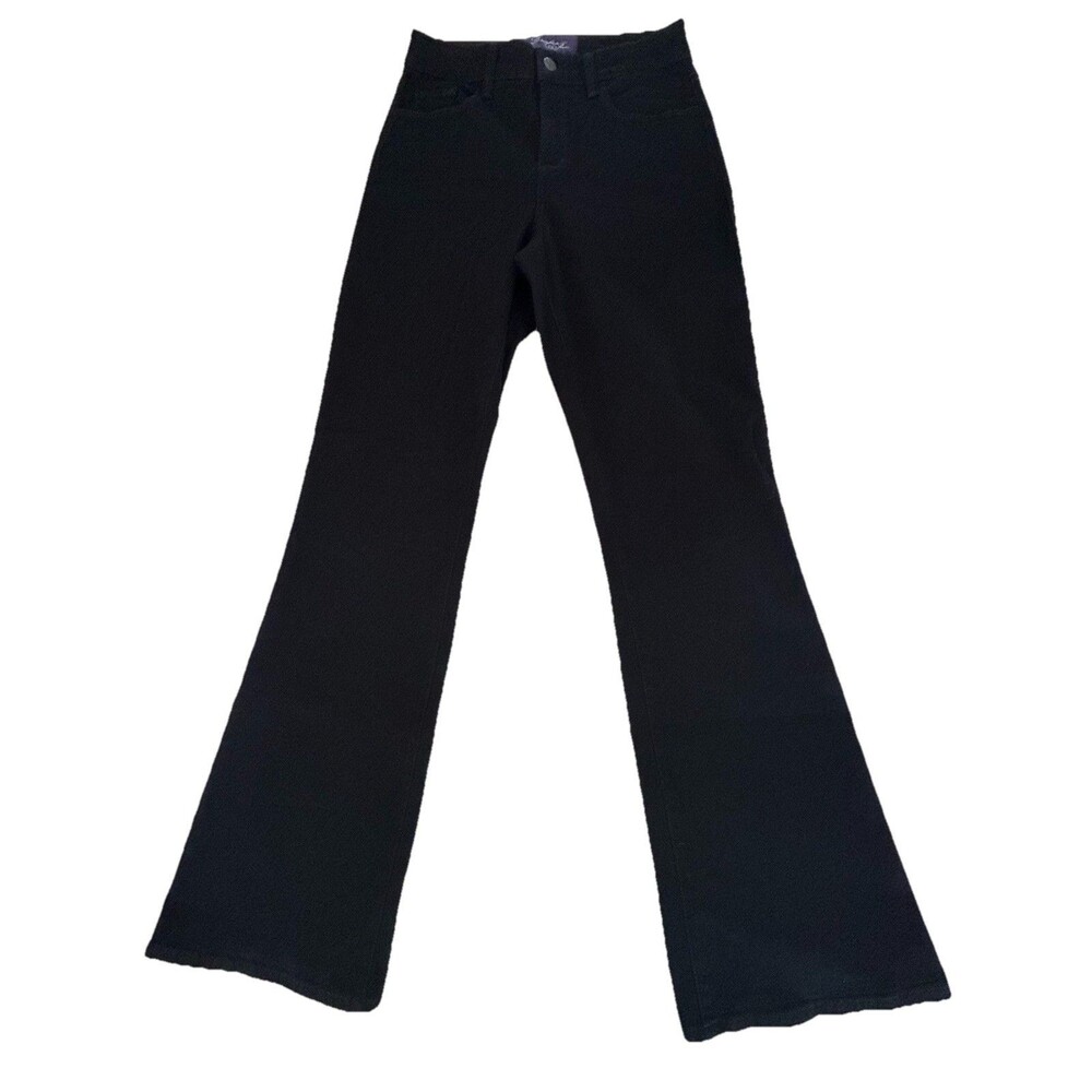 NYDJ Not Your Daughter’s Jeans Black Wide Leg Stretch Jeans Women’s Size 4 27x32